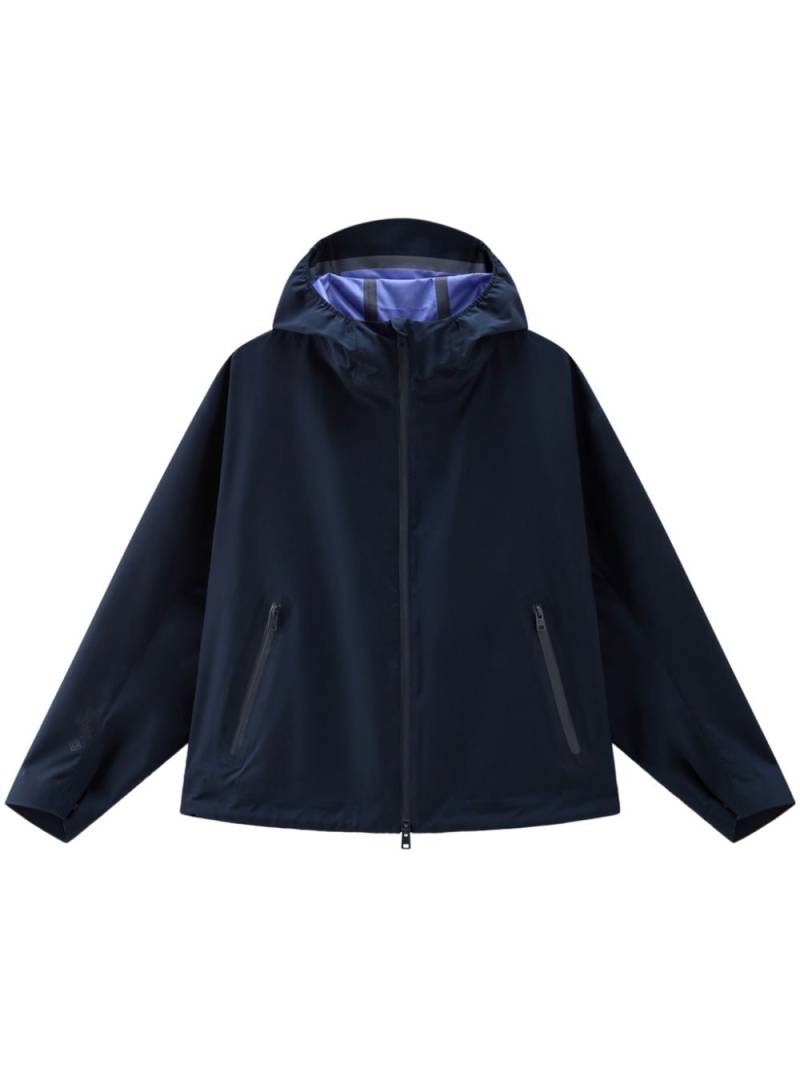 Woolrich water-resistant hooded jacket - Blue von Woolrich