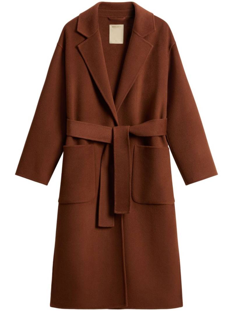 Woolrich wool belted coat - Brown von Woolrich