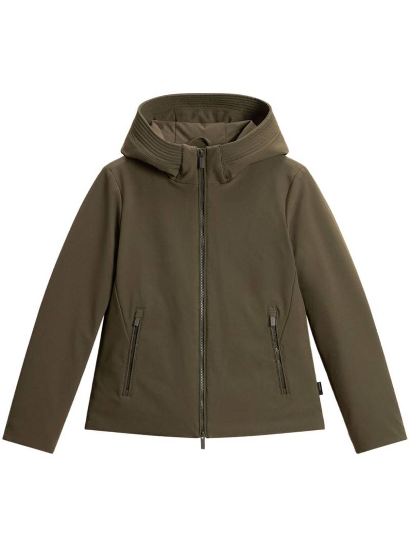 Woolrich zip-fastening hooded jacket - Green von Woolrich