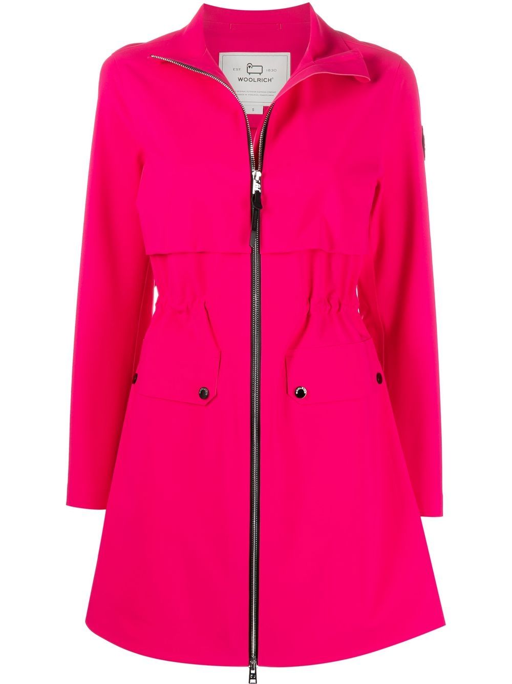 Woolrich zip-fastening short coat - Pink von Woolrich