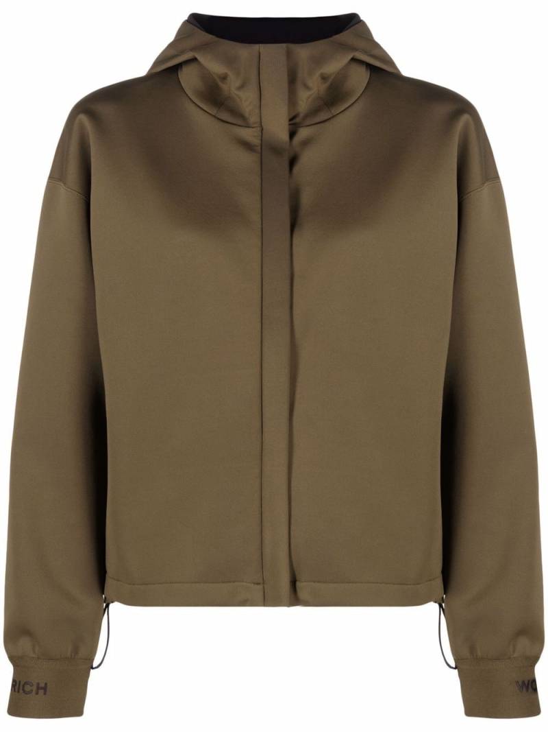 Woolrich zip-front hooded bomber jacket - Green von Woolrich