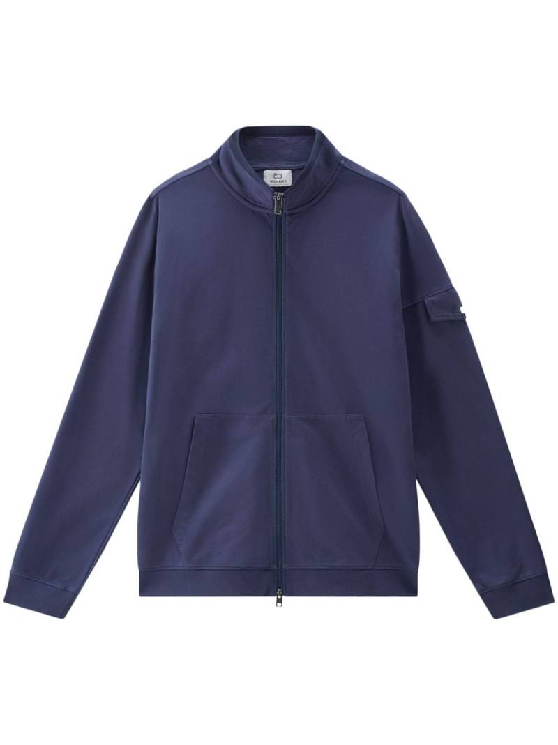 Woolrich zip-up cotton track jacket - Blue von Woolrich