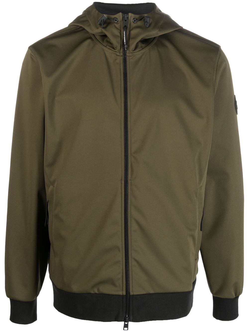 Woolrich zip-up hooded jacket - Green von Woolrich