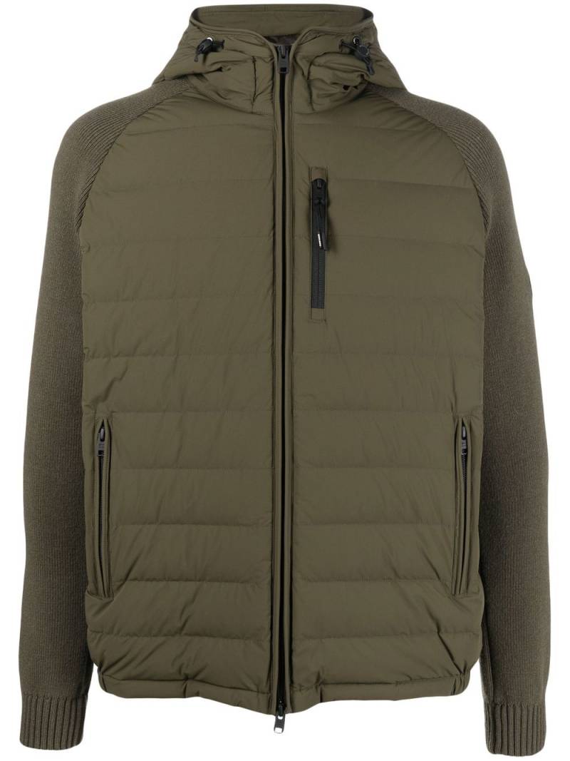 Woolrich zipped-up padded hooded jacket - Green von Woolrich