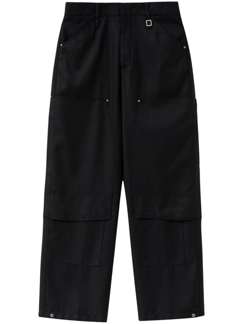 Wooyoungmi layered wool trousers - Black von Wooyoungmi