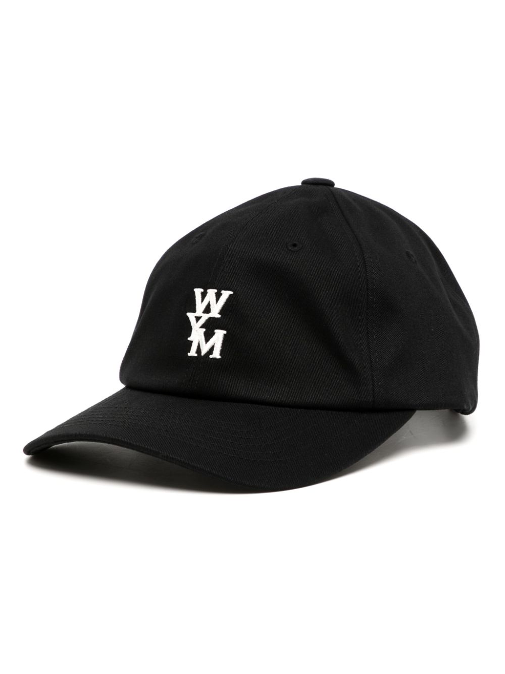 Wooyoungmi logo-embroidered cotton cap - Black von Wooyoungmi