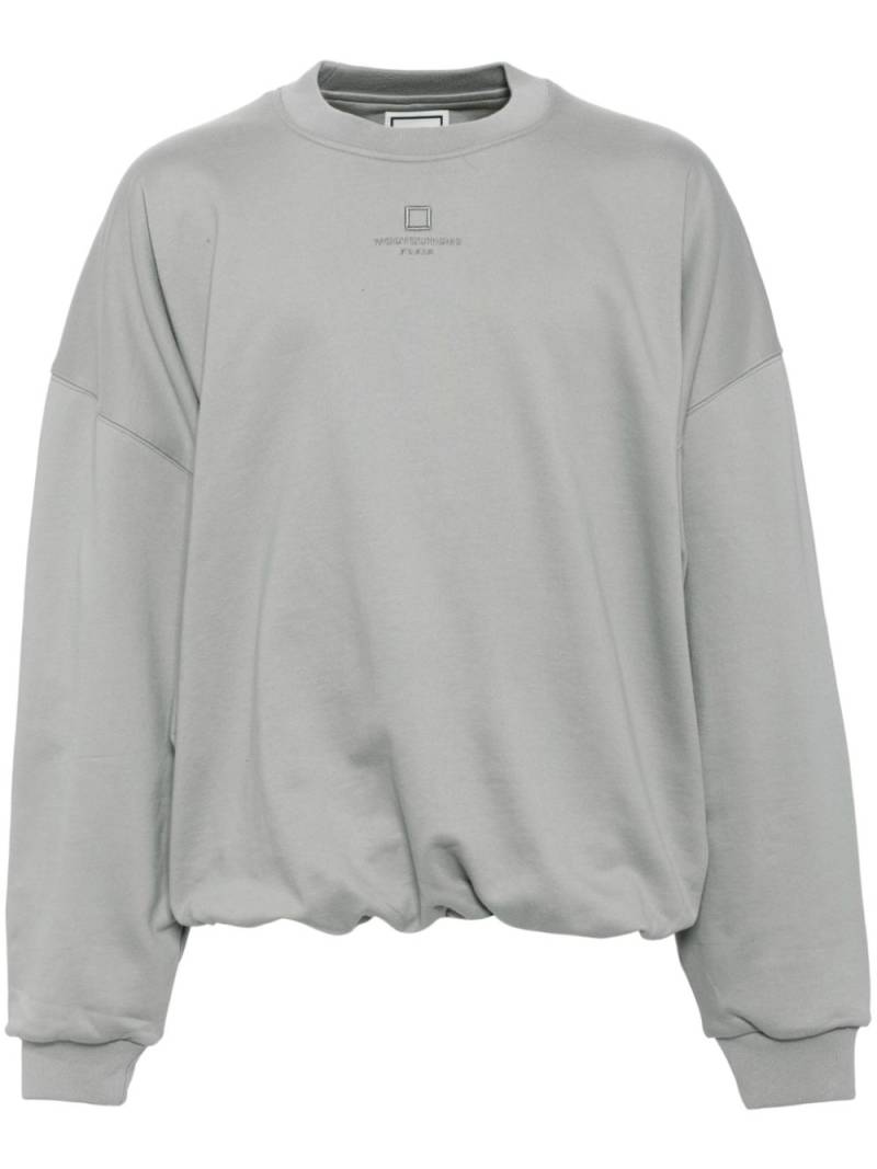 Wooyoungmi logo-embroidered sweatshirt - Grey von Wooyoungmi