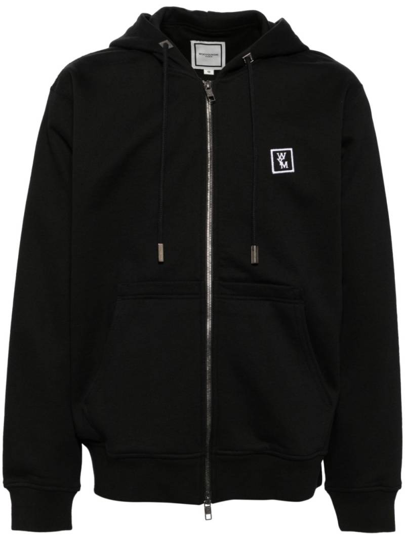 Wooyoungmi logo-patch hooded jacket - Black von Wooyoungmi