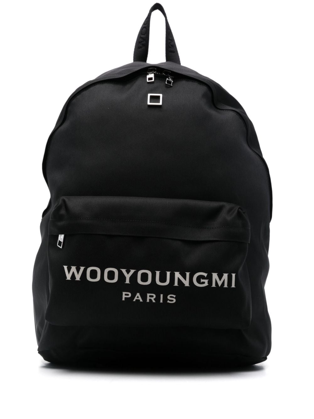 Wooyoungmi logo-print backpack - Black von Wooyoungmi