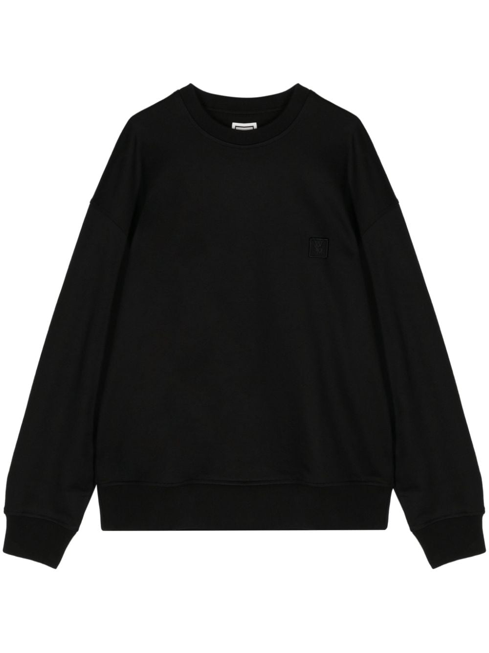 Wooyoungmi logo-print cotton sweatshirt - Black von Wooyoungmi