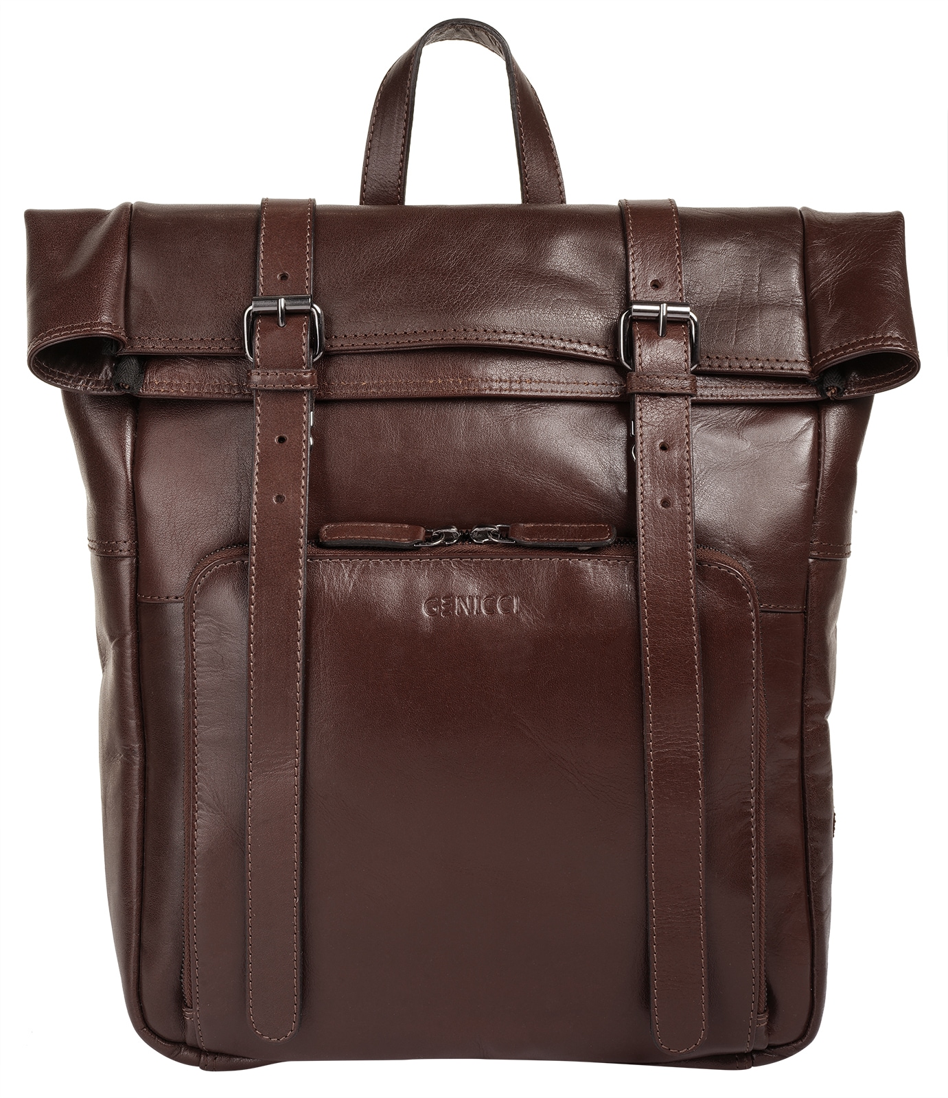 WouWou Laptoprucksack, echt Leder von WouWou