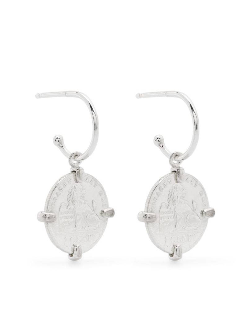 Wouters & Hendrix Coin hoop earrings - Silver von Wouters & Hendrix