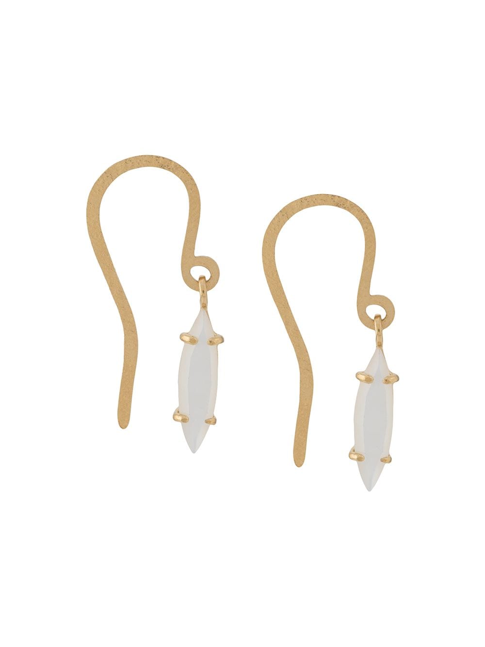 Wouters & Hendrix I Play mother of pearl earrings - Gold von Wouters & Hendrix