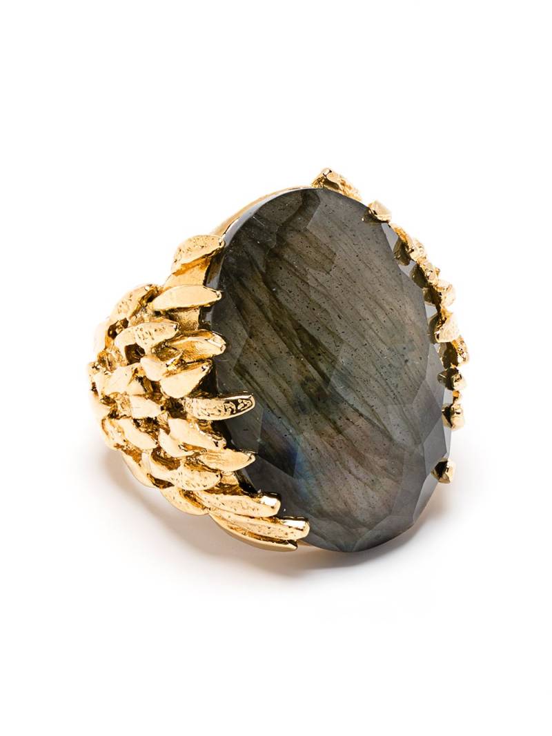 Wouters & Hendrix Labradorite accent ring - Gold von Wouters & Hendrix