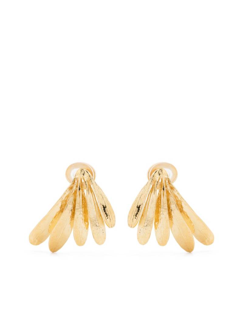 Wouters & Hendrix Leaf clip-on earrings - Gold von Wouters & Hendrix