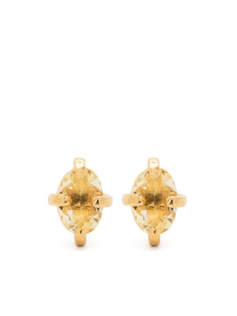 Wouters & Hendrix Les Eternelles citrine earrings - Gold von Wouters & Hendrix