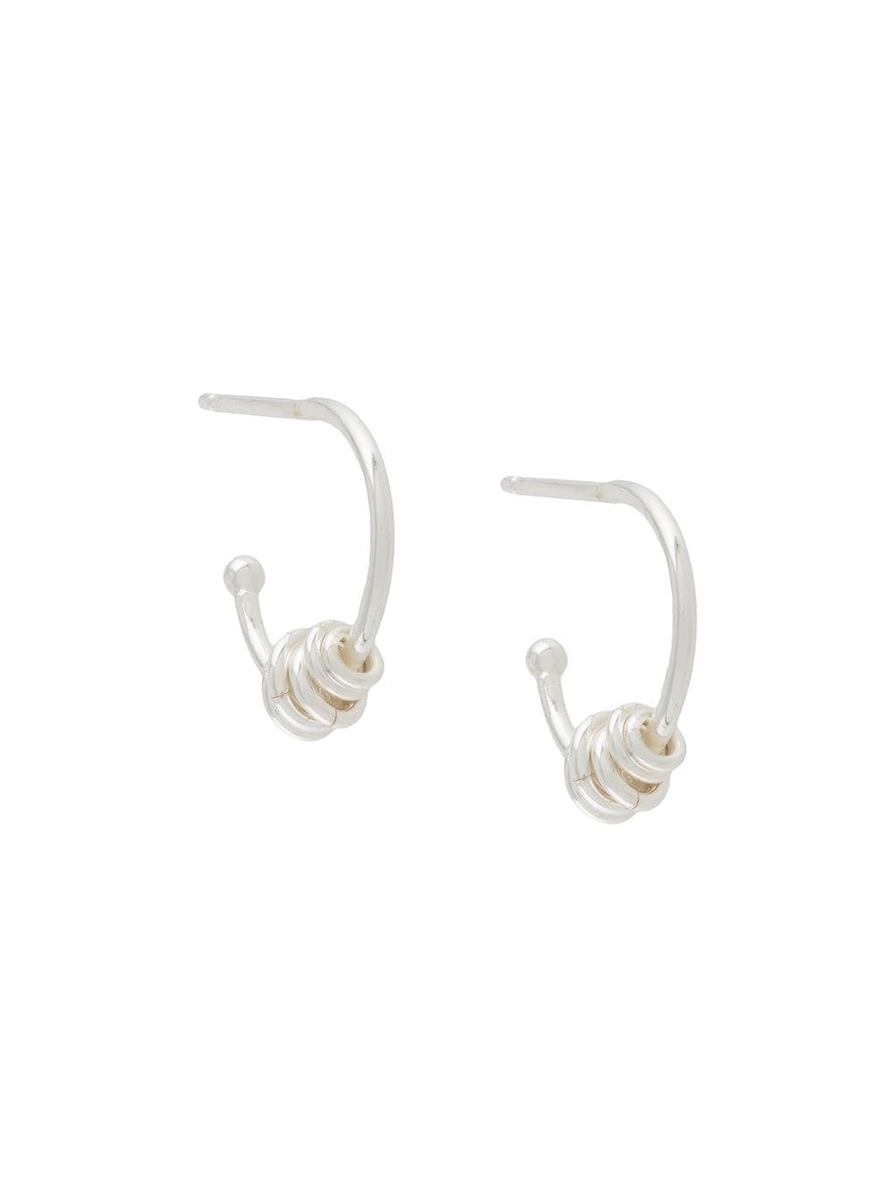 Wouters & Hendrix Midnight Children hoop earrings - Silver von Wouters & Hendrix