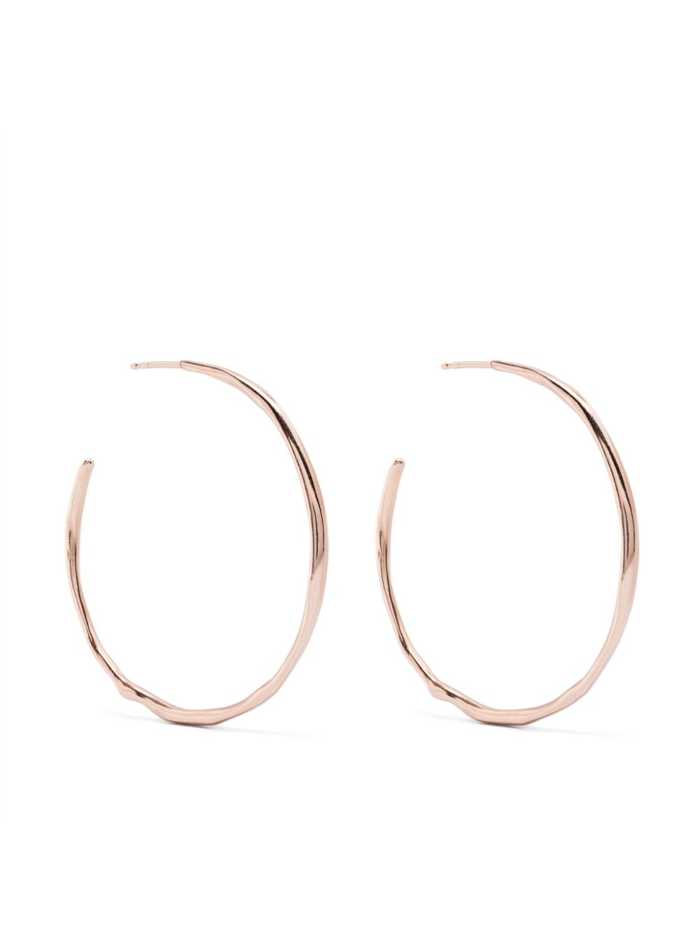 Wouters & Hendrix Organic hoop earrings - Pink von Wouters & Hendrix