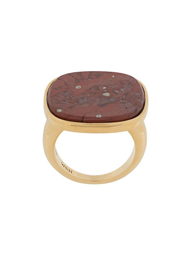 Wouters & Hendrix Rebel signet ring - Gold von Wouters & Hendrix