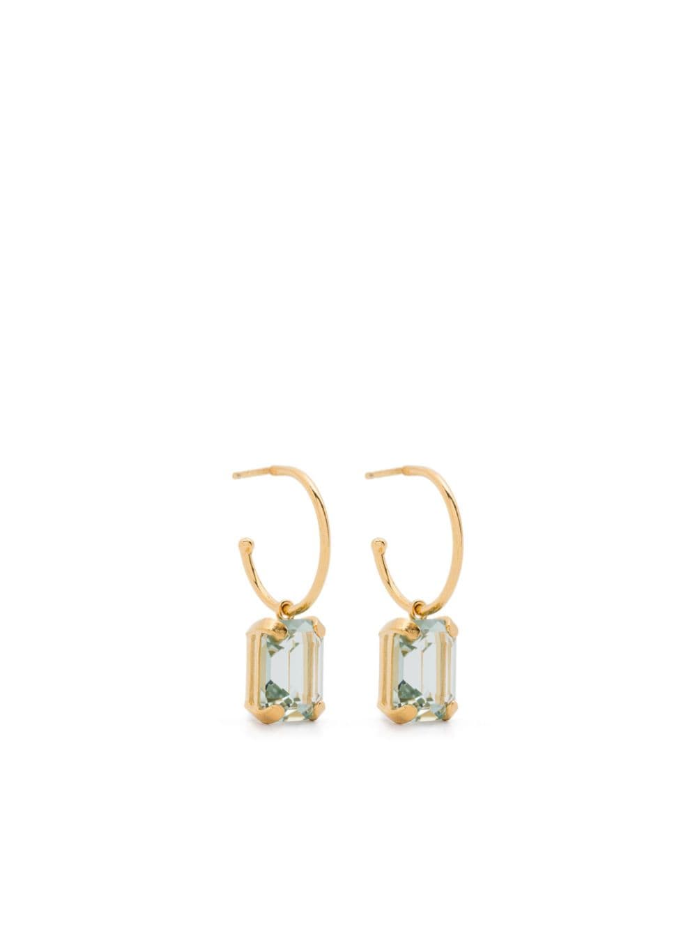 Wouters & Hendrix amethyst-pendant earrings - Gold von Wouters & Hendrix