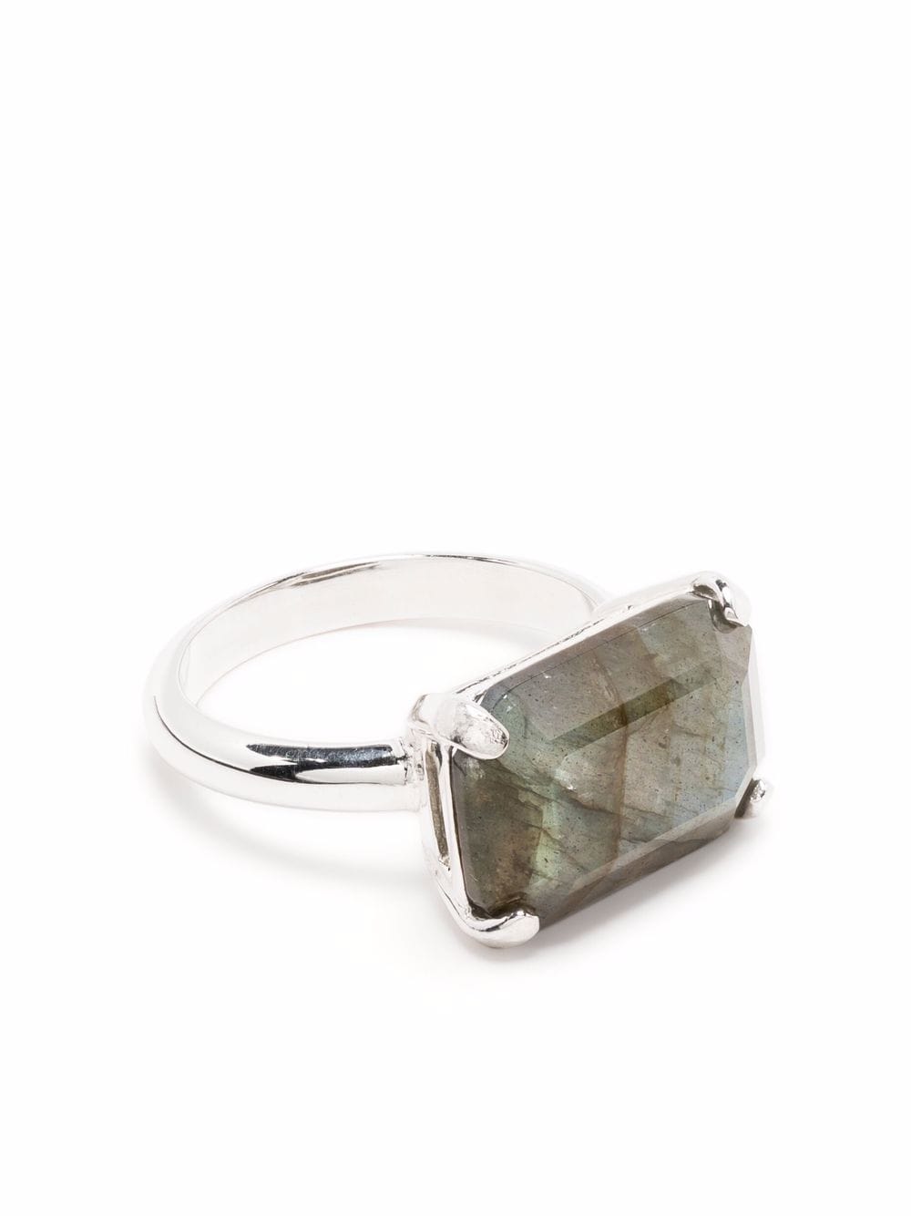 Wouters & Hendrix crystal-embellished band ring - Green von Wouters & Hendrix