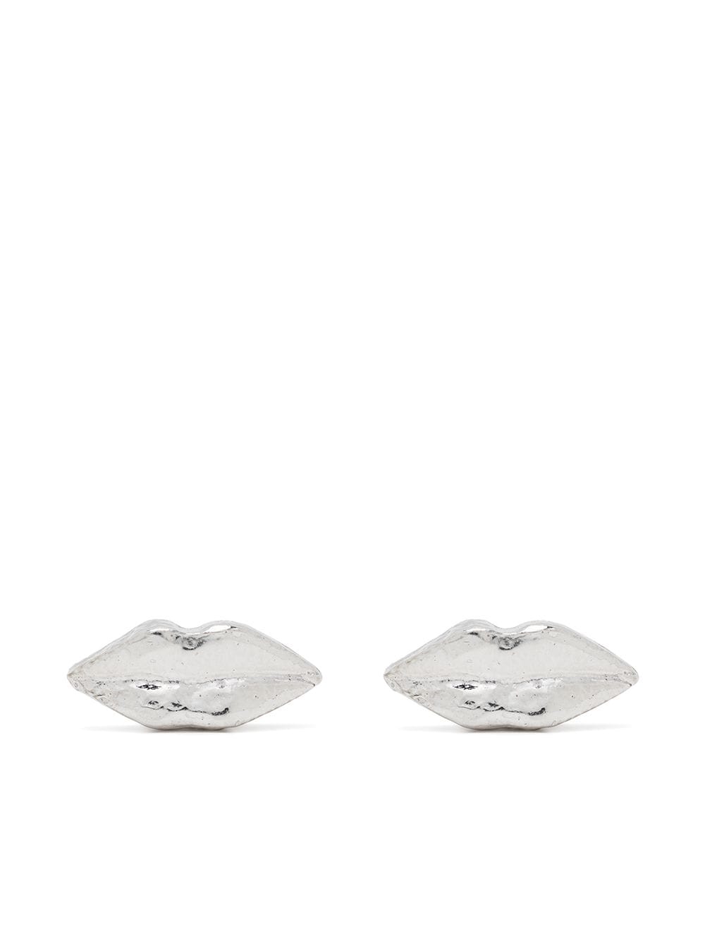 Wouters & Hendrix lips stud earrings - Silver von Wouters & Hendrix