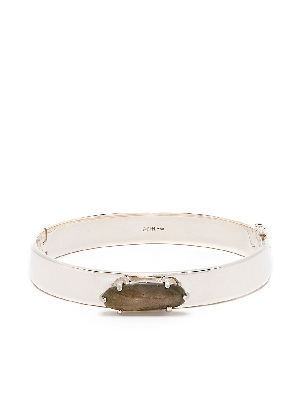 Wouters & Hendrix stone embellished bracelet - Silver von Wouters & Hendrix