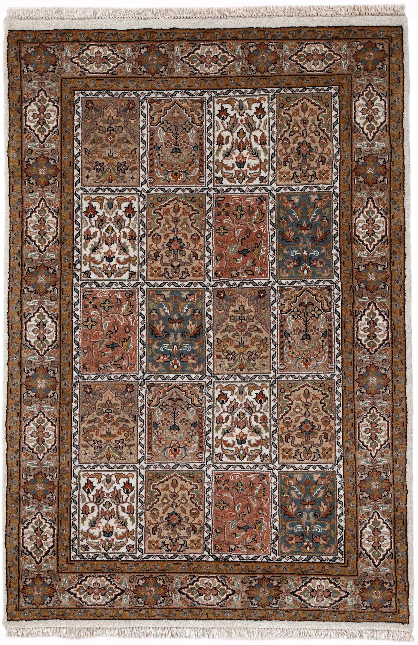 Woven Arts Orientteppich »Orientteppich Bakhtiar«, rechteckig, handgeknüpft, Wohnzimmer, reine Wolle von Woven Arts