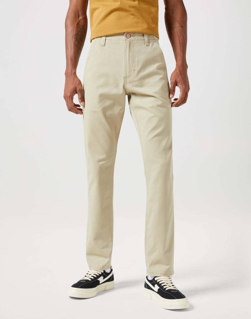 Chinos Casey Jones Chino Herren Beige L32/W30 von Wrangler