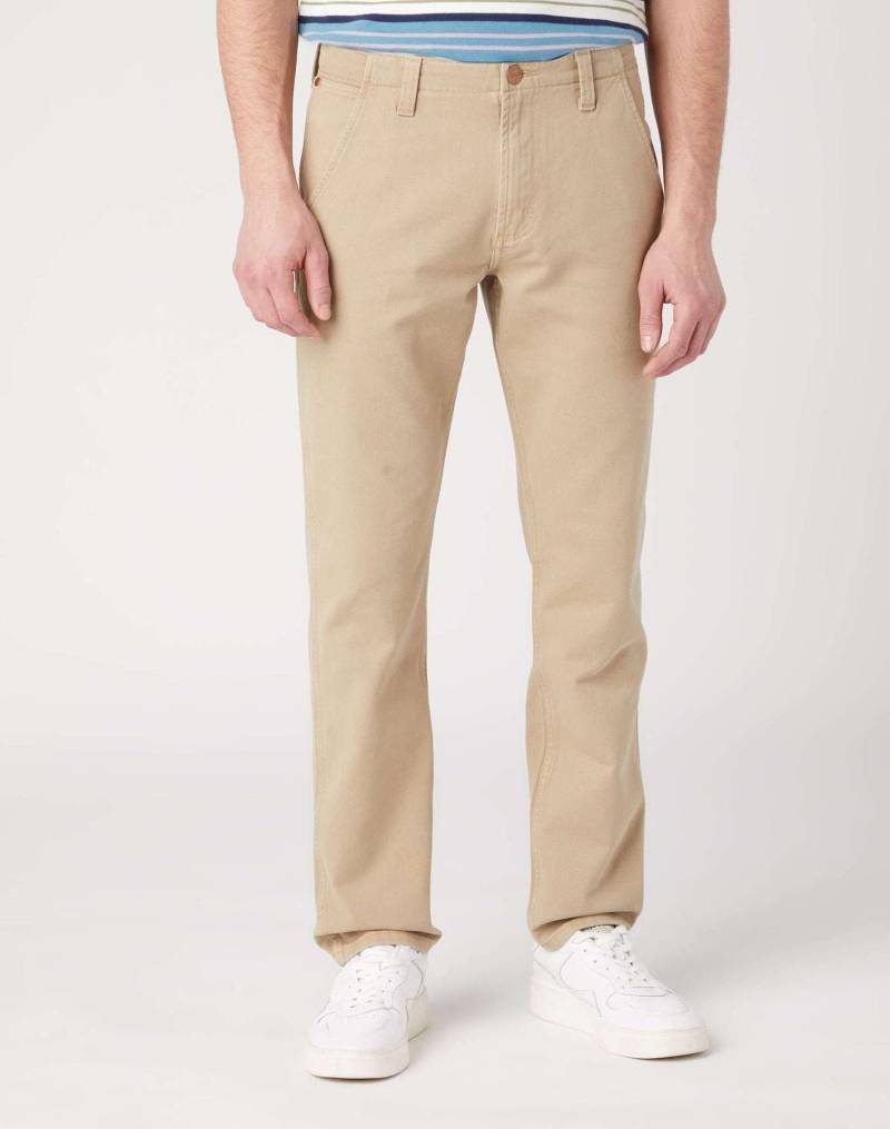 Chinos Casey Jones Chino Herren Beige L32/W36 von Wrangler