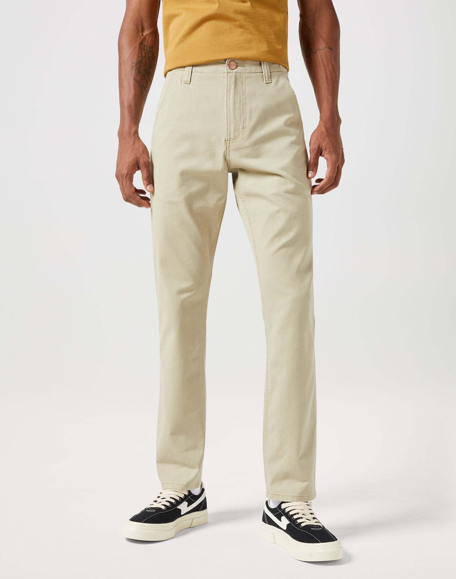 Chinos Casey Jones Chino Herren Beige L32/W36 von Wrangler