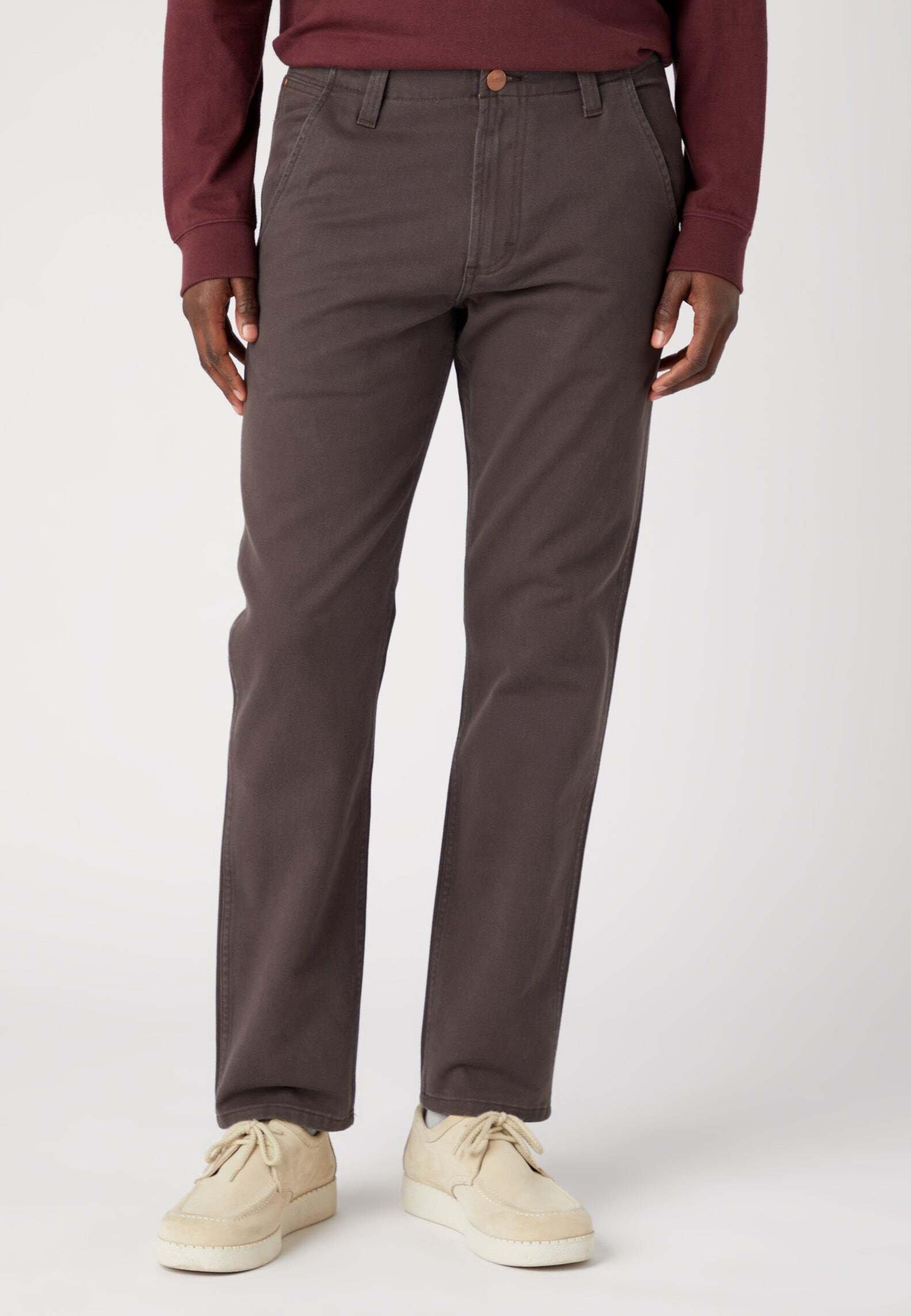 Chinos Casey Jones Chino Herren Braun L32/W29 von Wrangler