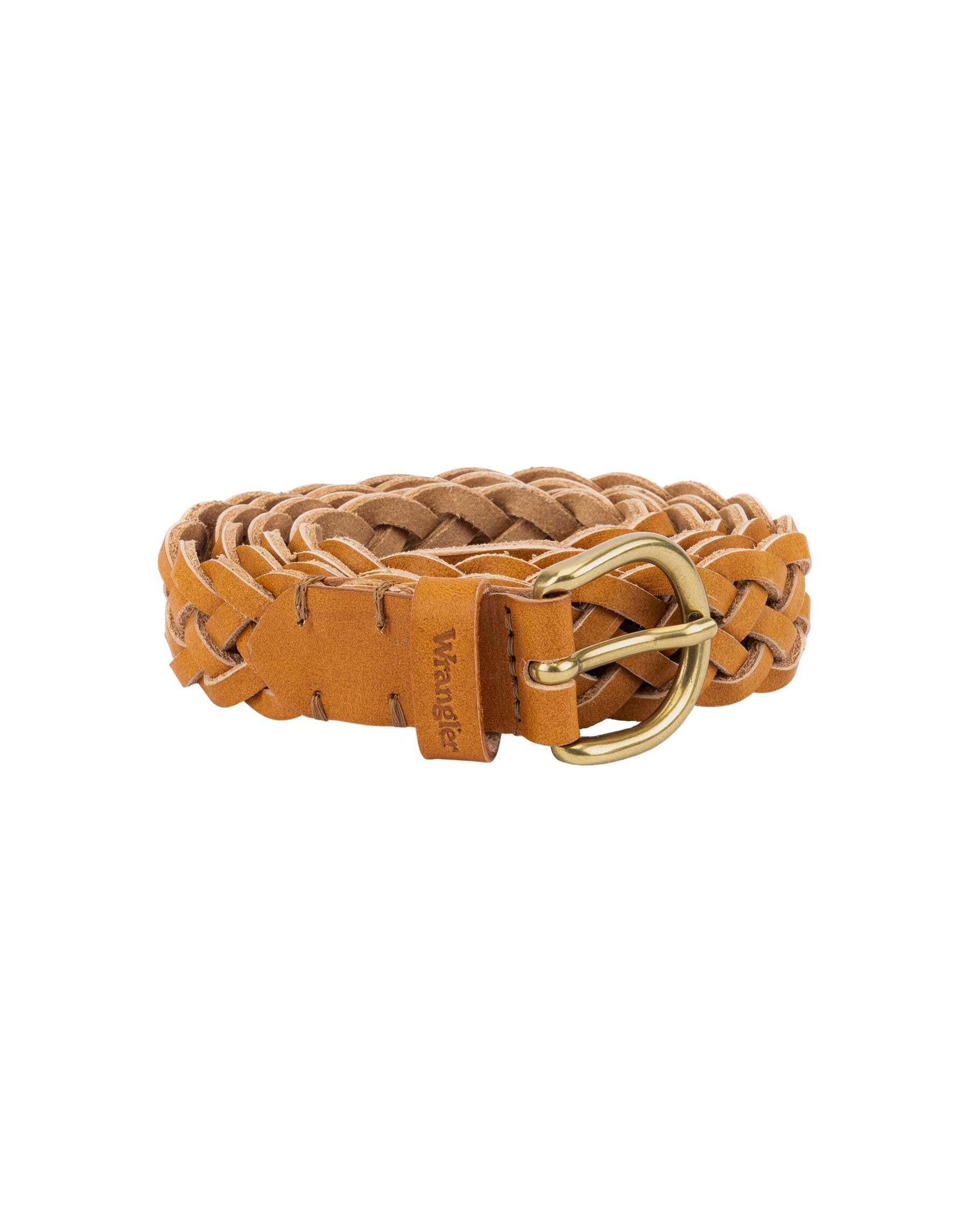 Gürtel Braided Belt Damen Cognac 75 von Wrangler