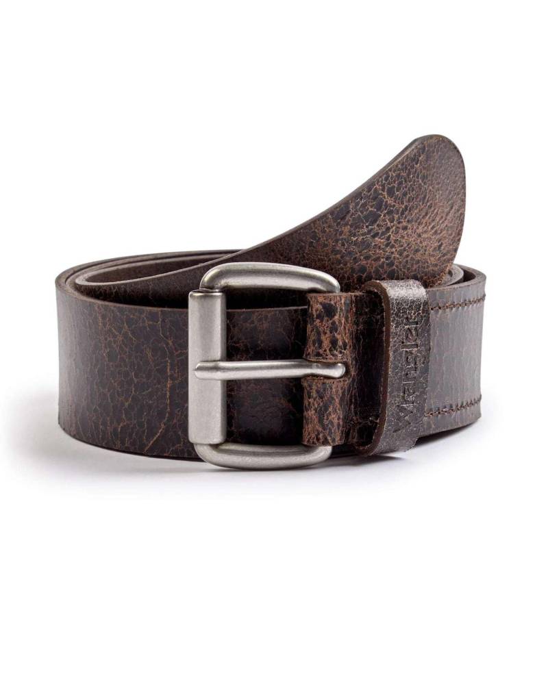 Gürtel Roller Buckle Belt Herren Braun 95 von Wrangler