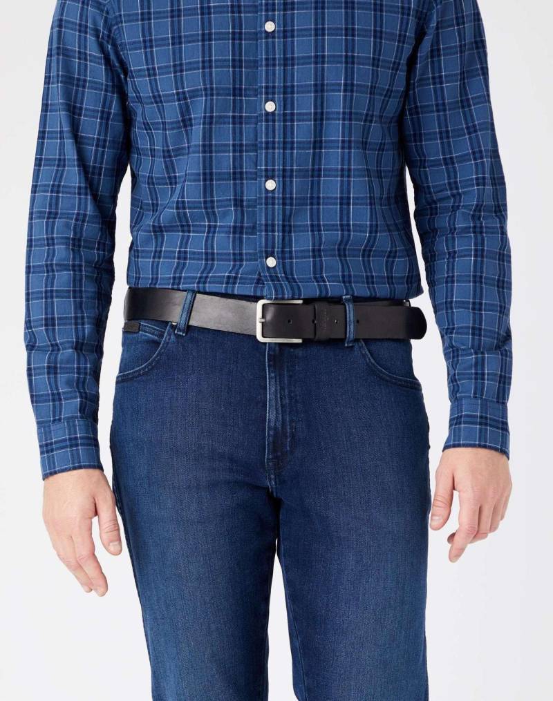 Wrangler - Gürtel Structured, für Herren, Schwarz, Größe 115 von Wrangler