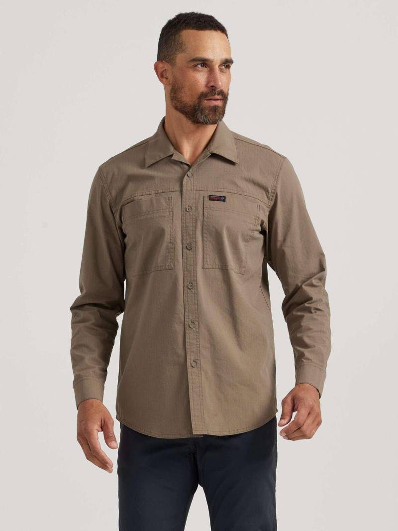 Hemden Ls Rugged Utility Shirt Herren Braun M von Wrangler