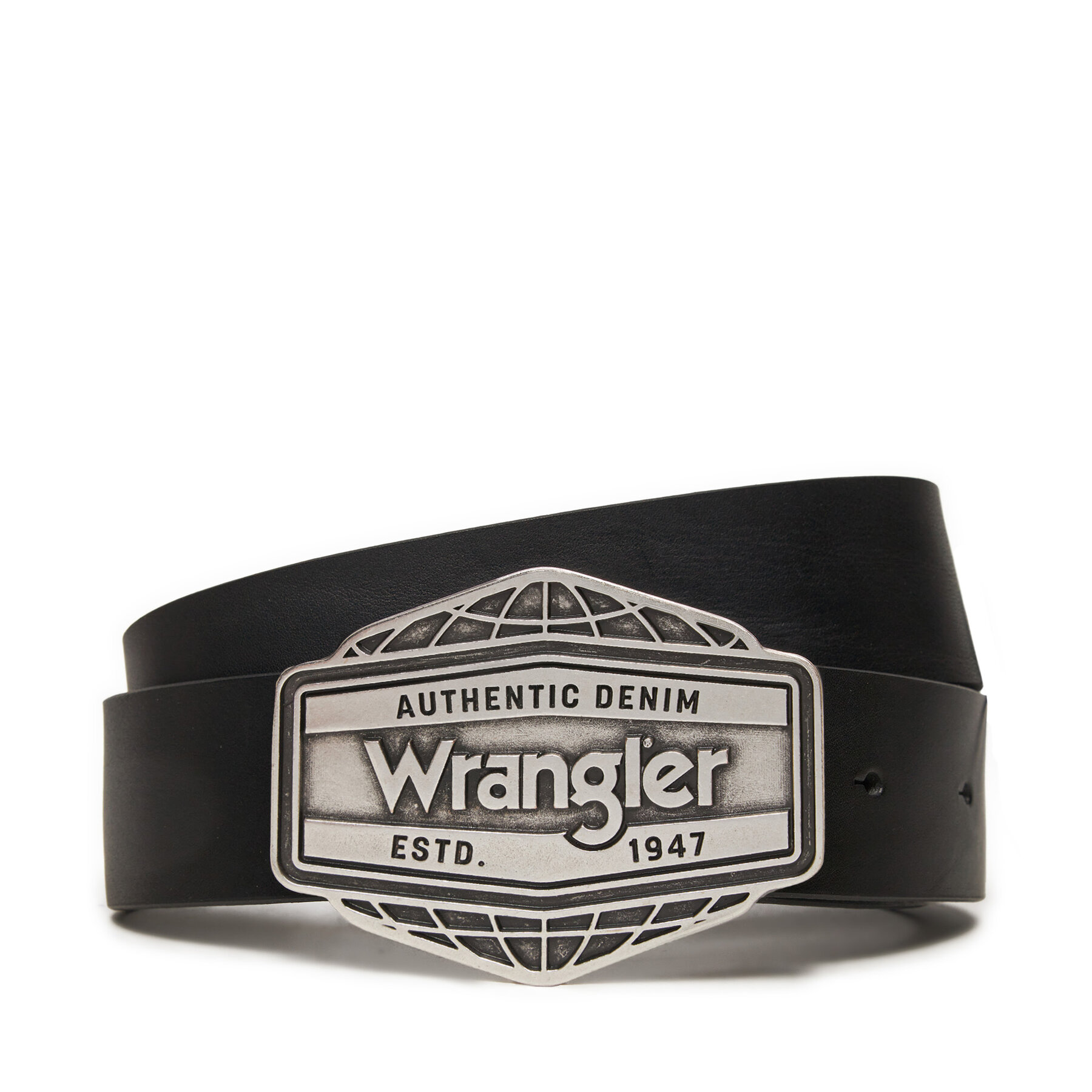 Herrengürtel Wrangler Big Buckle 112358068 Schwarz von Wrangler