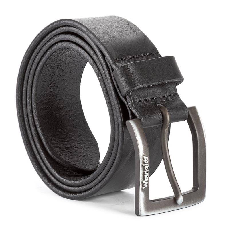 Herrengürtel Wrangler Kabel Buckle W00108100 85 Schwarz von Wrangler