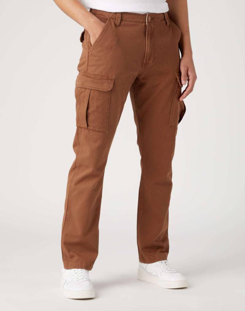 Hosen Casey Jones Cargo Herren Braun L32/W30 von Wrangler