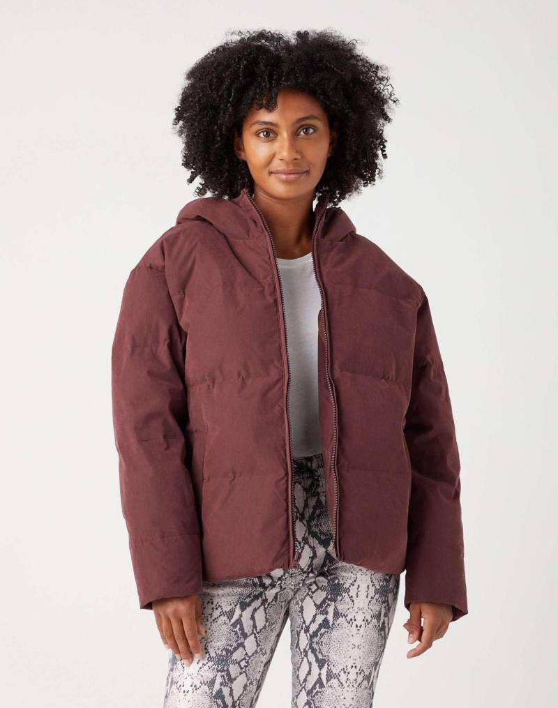 Jacken Embossed Puffer Damen Braun XS von Wrangler