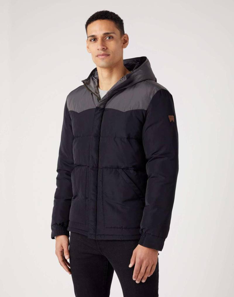 Jacken Puffer Jacket Herren Schwarz L von Wrangler