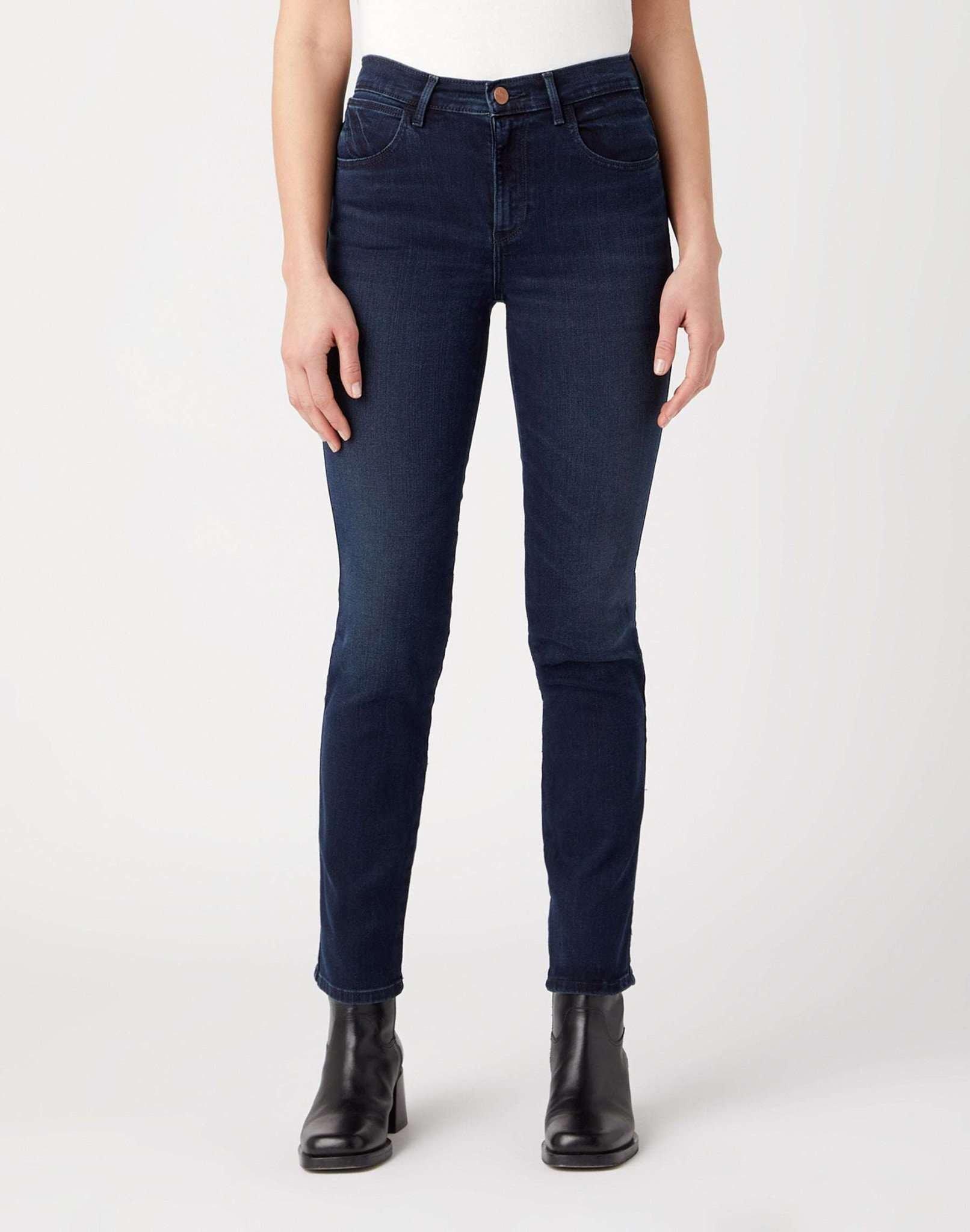 Jeans Slim Fit Slim Damen Marine L32/W27 von Wrangler