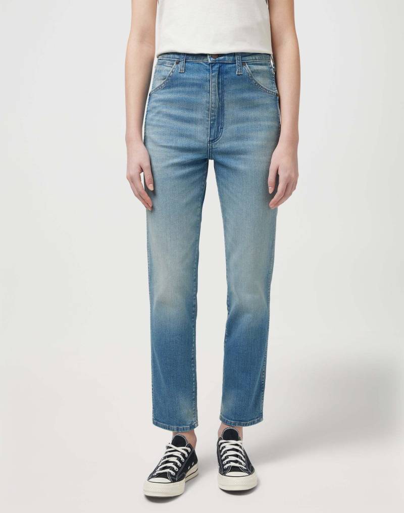 Wrangler - Jeans Slim Fit Walker, für Damen, Blau Denim, Größe W29 von Wrangler