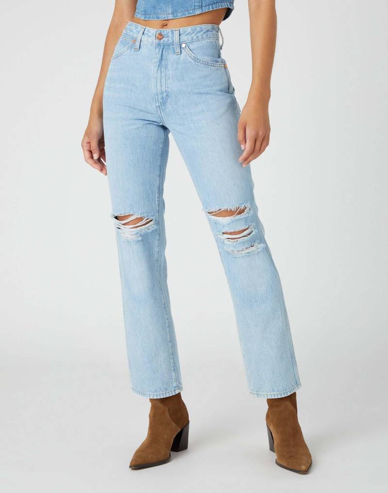 Wrangler - Jeans Wild West, für Damen, Blau, Größe W26/L32 von Wrangler