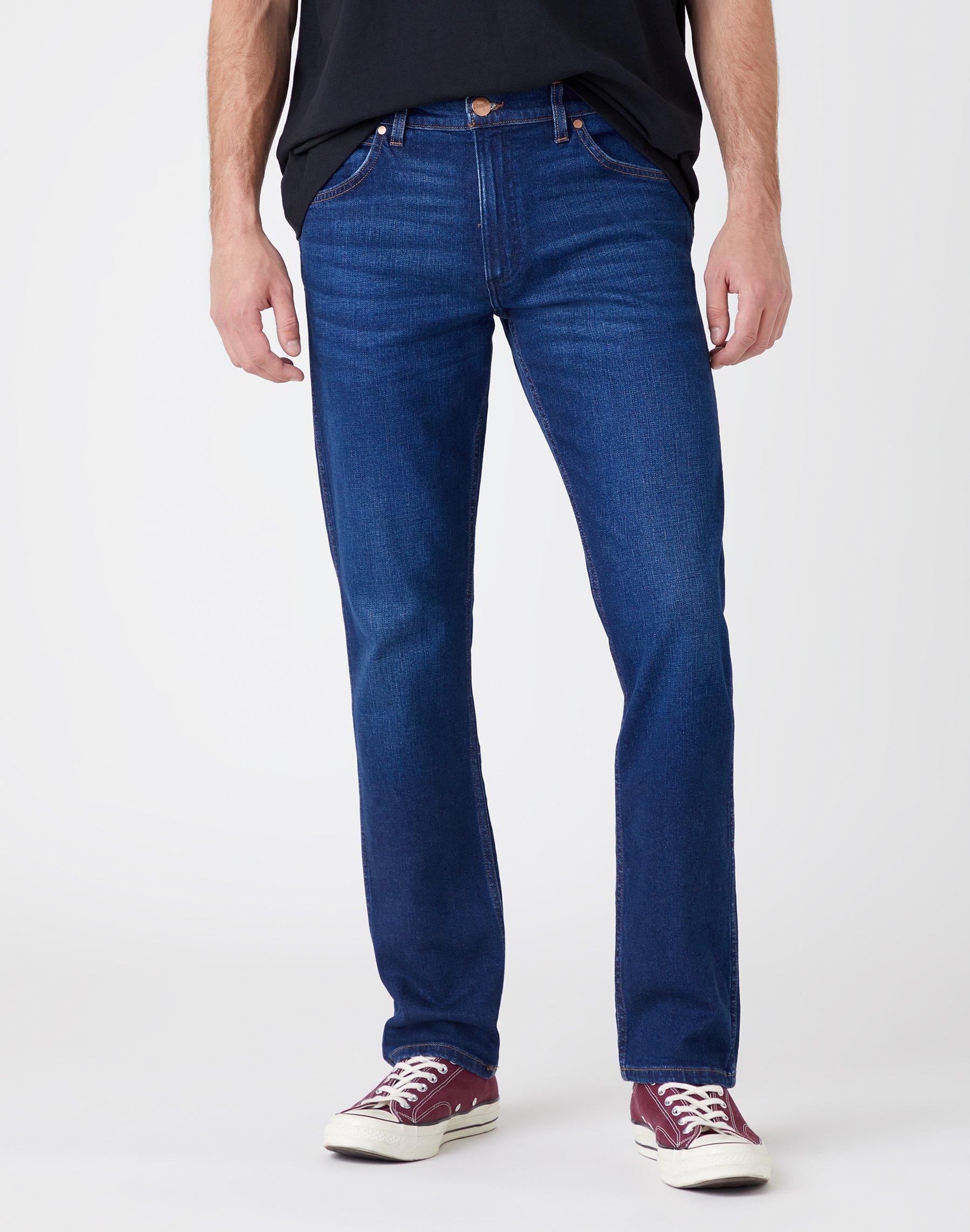 Greensboro Medium Stretch Jeans Herren Blau L30/ONE SIZE von Wrangler