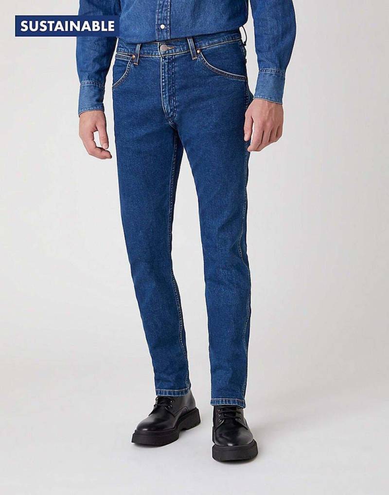 Wrangler - Jeans Slim Fit 11MWZ, für Herren, Blau Denim, Größe W34/L34 von Wrangler