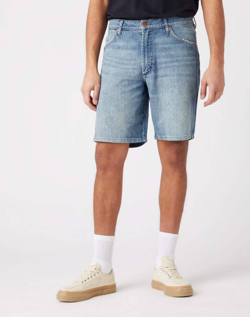 Jeans Shorts Redding Herren Blau Denim W30 von Wrangler