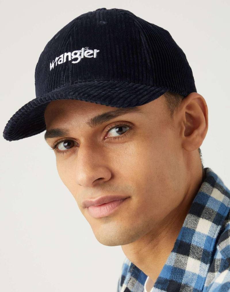 Wrangler - Mützen Corduroy Cap, für Herren, Blau, One Size von Wrangler