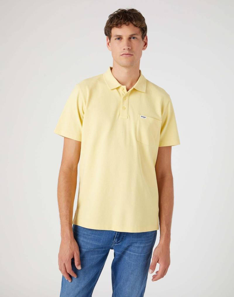 Wrangler - Polo Shirt, für Herren, Gelb Bunt, Größe S von Wrangler