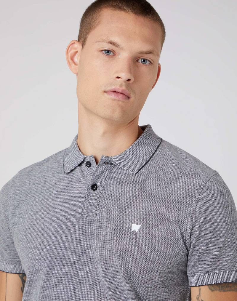 Refined Polo Shirt Herren Taubengrau S von Wrangler